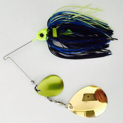 The Fishing Armory .308 Bass Spinner Lure (Color: Chartreuse)